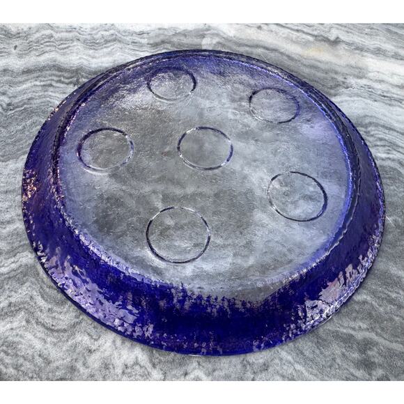 VINTAGE - Dansk VIVACIOUS Glass Cordial Liqueur Shot Glasses and Round Tray Set - Picture 8 of 10